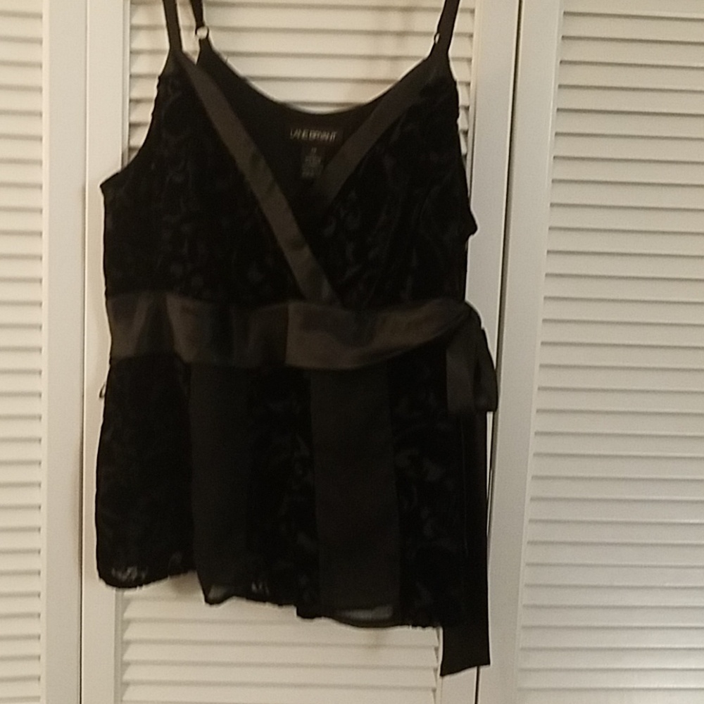 Dressy thin strap shirt
